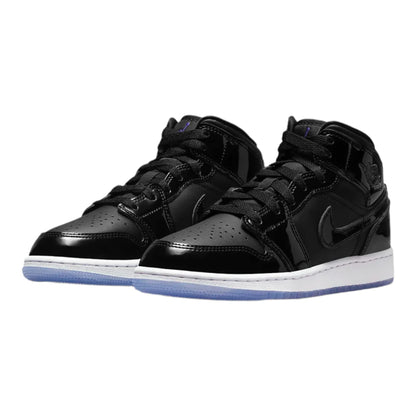 Nike Kid's Air Jordan 1 Mid Sneaker Black/Dark Concord/White