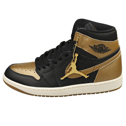 Nike Men's Air Jordan 1 Retro High OG Sneaker Black/Sail/Metallic Gold