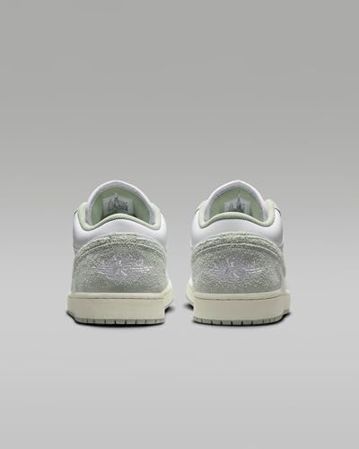 Nike Men's Air Jordan 1 Low SE Sneaker White/Seafoam/Sail