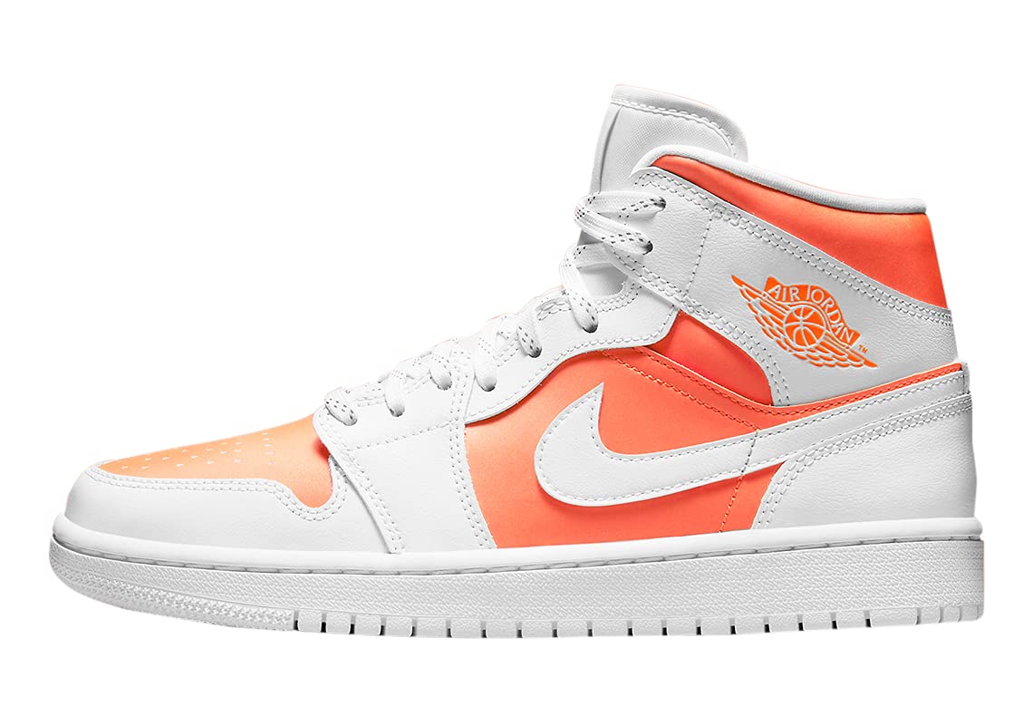 Nike Mens Basketball White/Bright Citrus