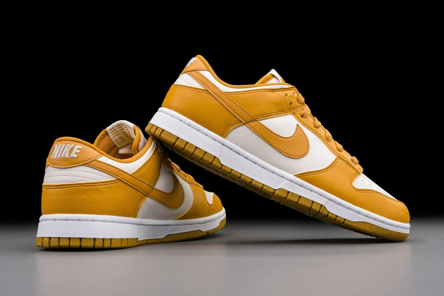 Nike Women's Dunk Low Next Nature Sneaker Phantom/Gold Suede/White/Volt