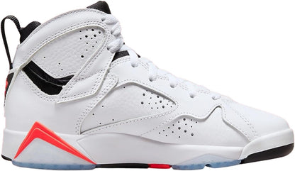 Jordan Mens Air Jordan 7 Retro White/Crimson-black