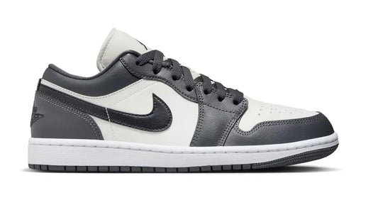 Nike Women's Jordan 1 Low Sail/Off Noir-Dark Grey-White