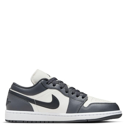 Nike Women's Jordan 1 Low Sail/Off Noir-Dark Grey-White