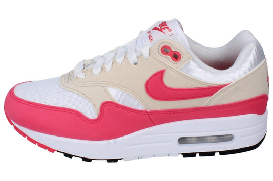Nike Women's Air Max 1 Shoes White Aster Pink Lt Orewood Brn Black