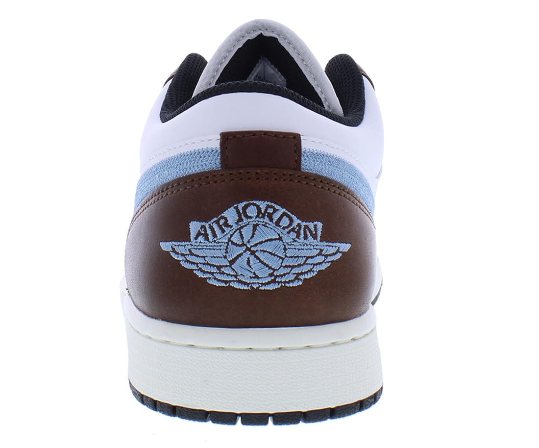Nike Air Jordan 1 Low SE Mens Shoes White Black Sail Blue Grey