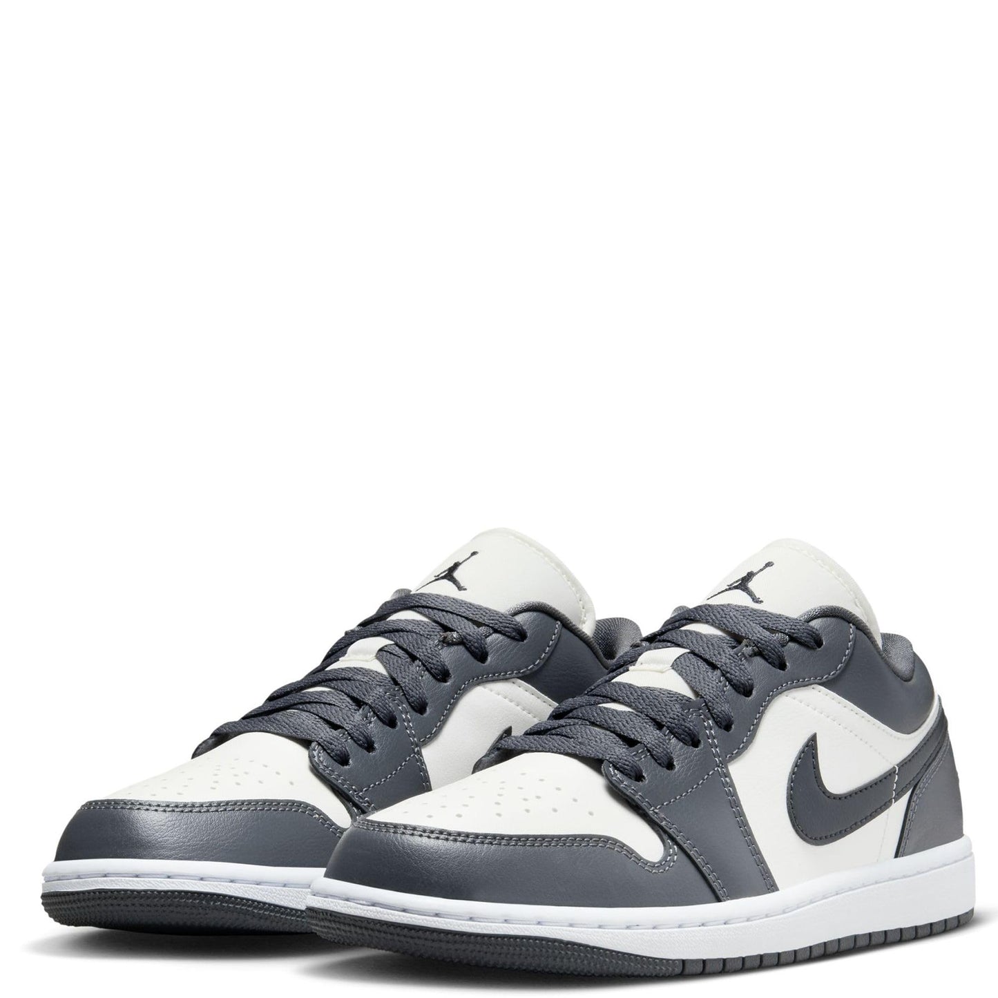 Nike Women's Jordan 1 Low Sail/Off Noir-Dark Grey-White