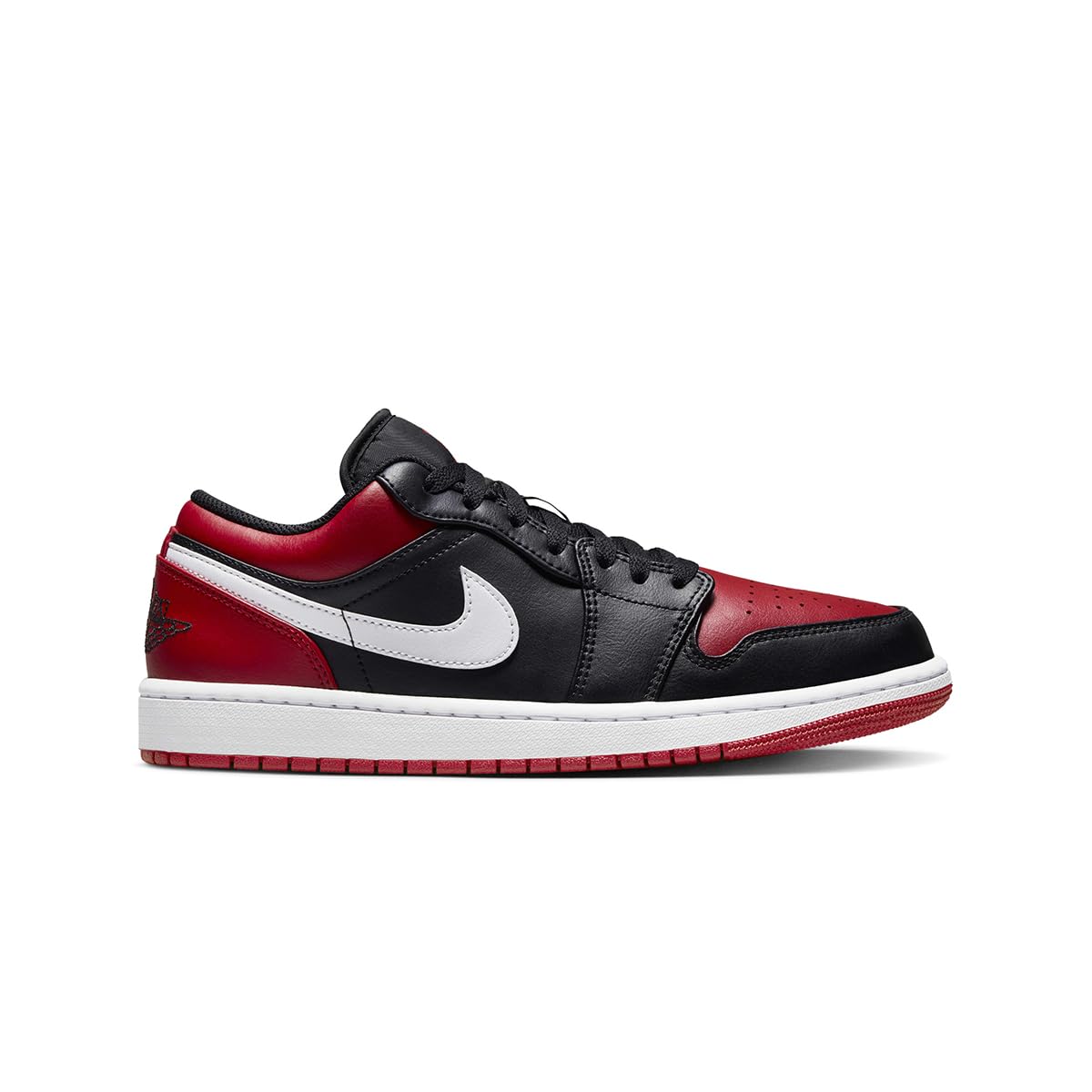 Nike Mens Air Jordan 1 Basso Bianco Nero