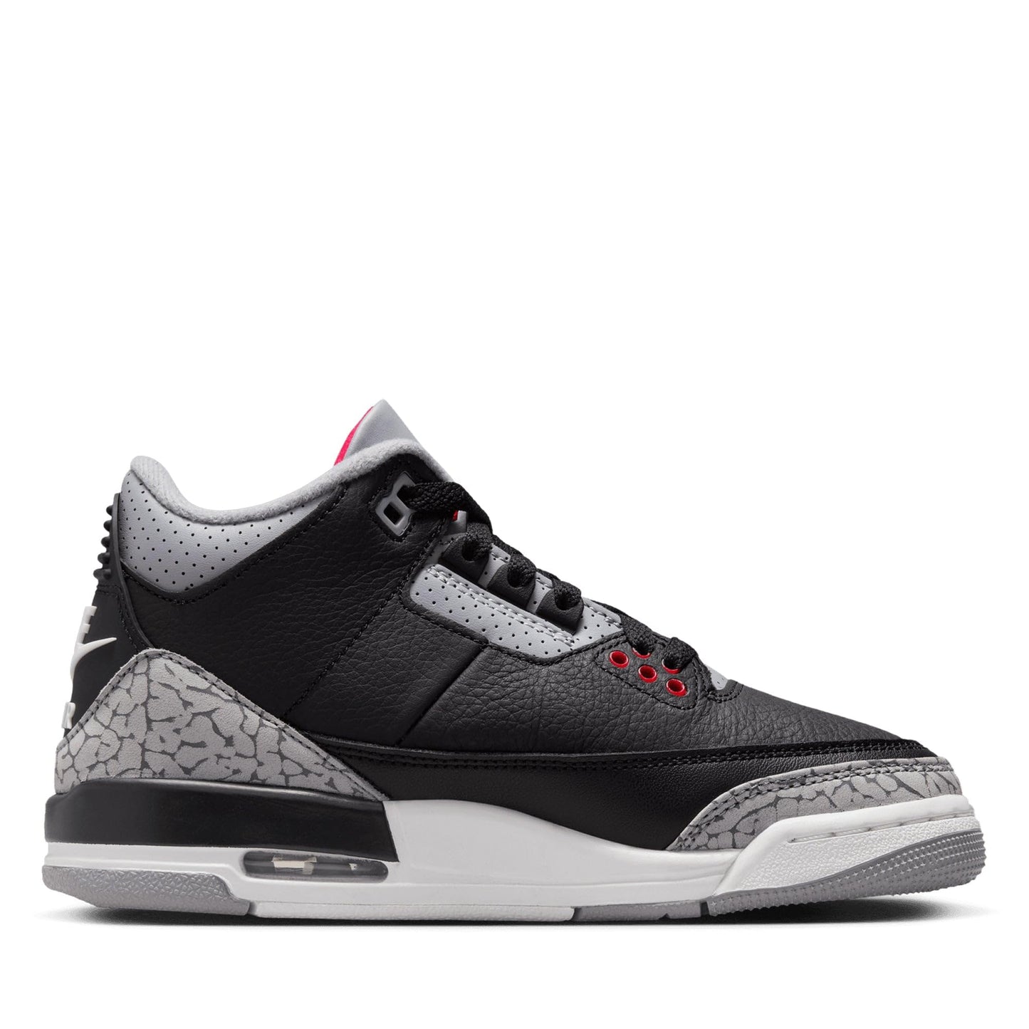 Nike Kids' Air Jordan 3 Retro Shoes Black/White/Dark Charcoal