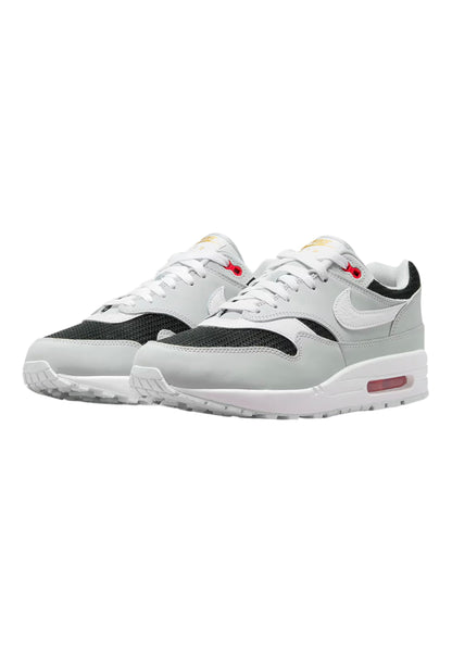 Air Max 1 PRM Nike - White, Black, Sport Red