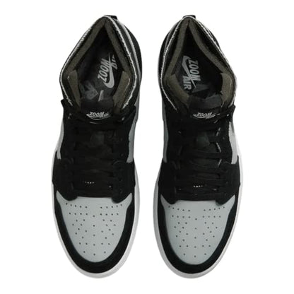 Nike Men's Air Jordan 1 Zoom CMFT 2 Sneaker Black/White-lt Smoke Grey