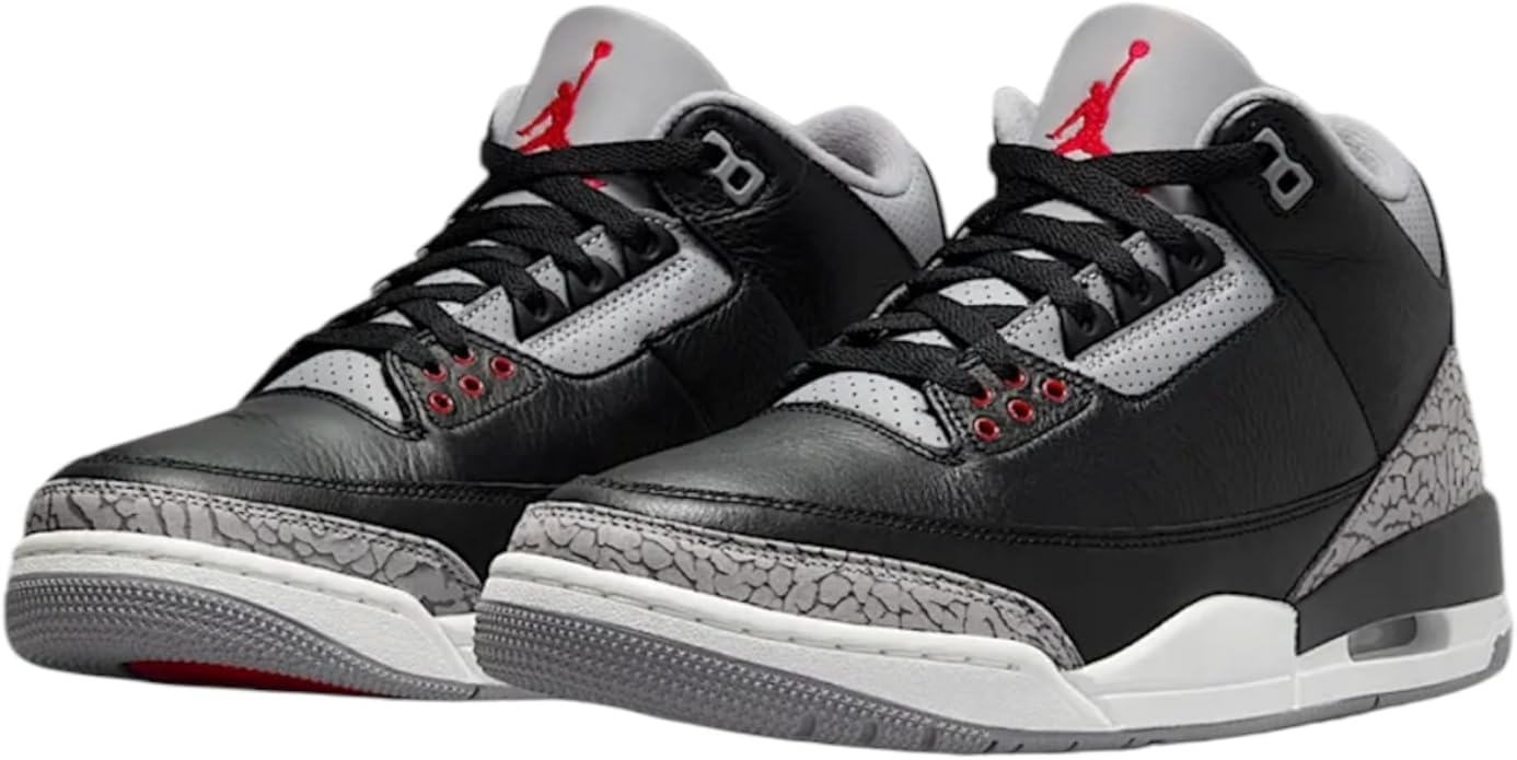 Nike Men's Sneaker Black/Grey-red