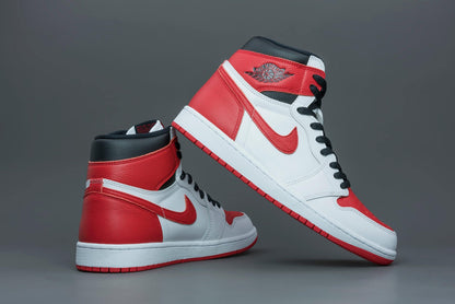 Nike Men's Air Jordan 1 Retro High OG Sneaker White/University Red/Black