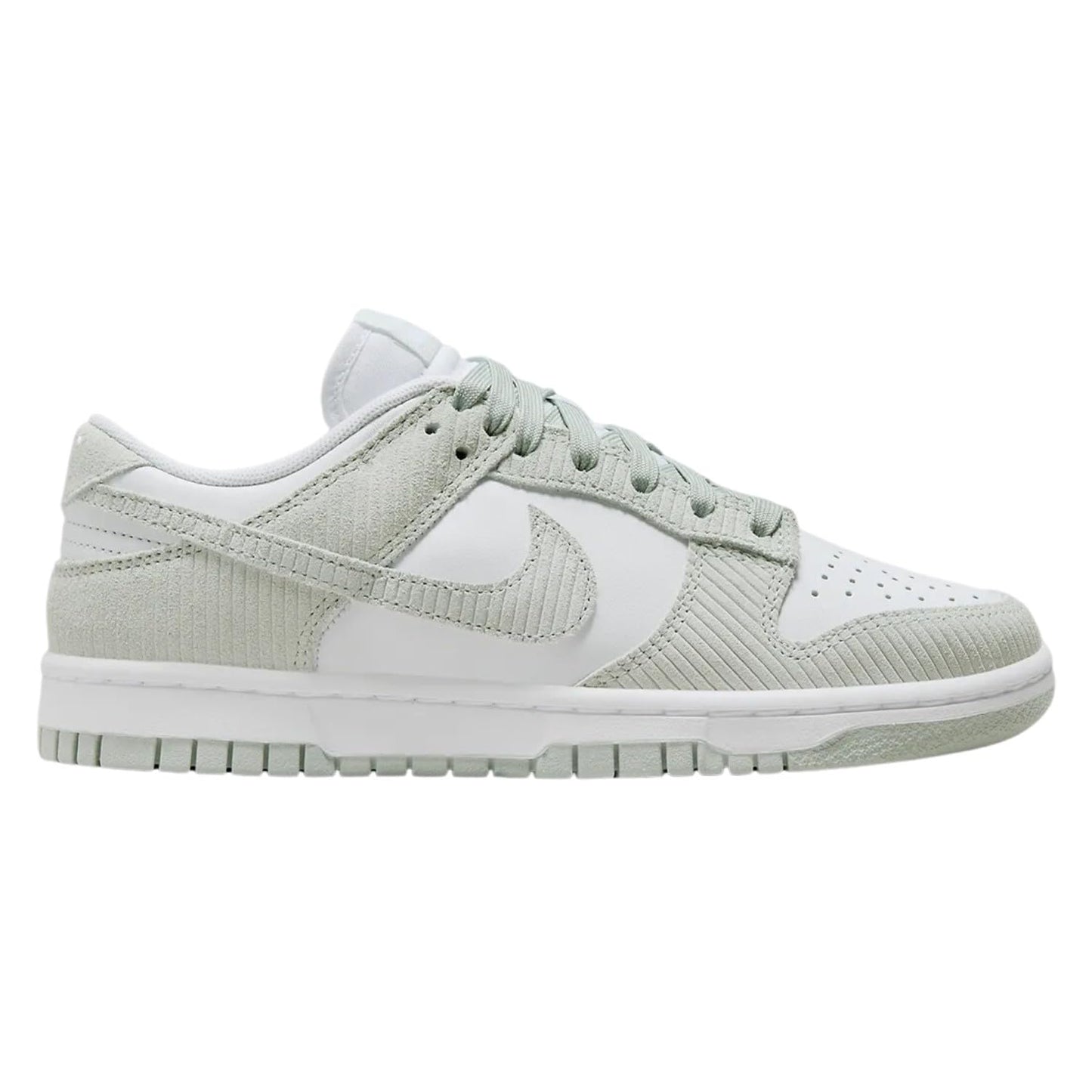Nike Womens Dunk Low Sneaker White Light Silver