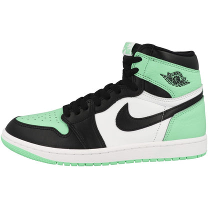 Nike Men's Air Jordan 1 Retro High OG Sneaker White/Black/Green Glow
