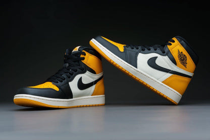 Jordan Mens Air 1 High OG 555088 711 Taxi - Size 10