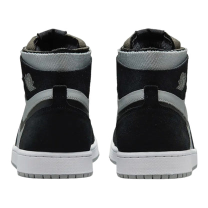 Nike Men's Air Jordan 1 Zoom CMFT 2 Sneaker Black/White-lt Smoke Grey