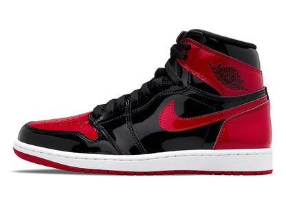 Nike Men's Air Jordan 1 Retro High OG Sneaker Bred Black and Red