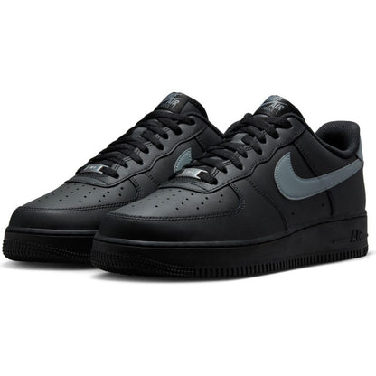 Nike Air Force 1 '07 Mens Lifestyle Shoes (Black/Grey) (FJ4146-003, Black/Grey)