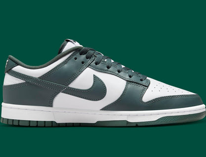 Nike Men's Dunk Low Retro White/White/Vintage Green