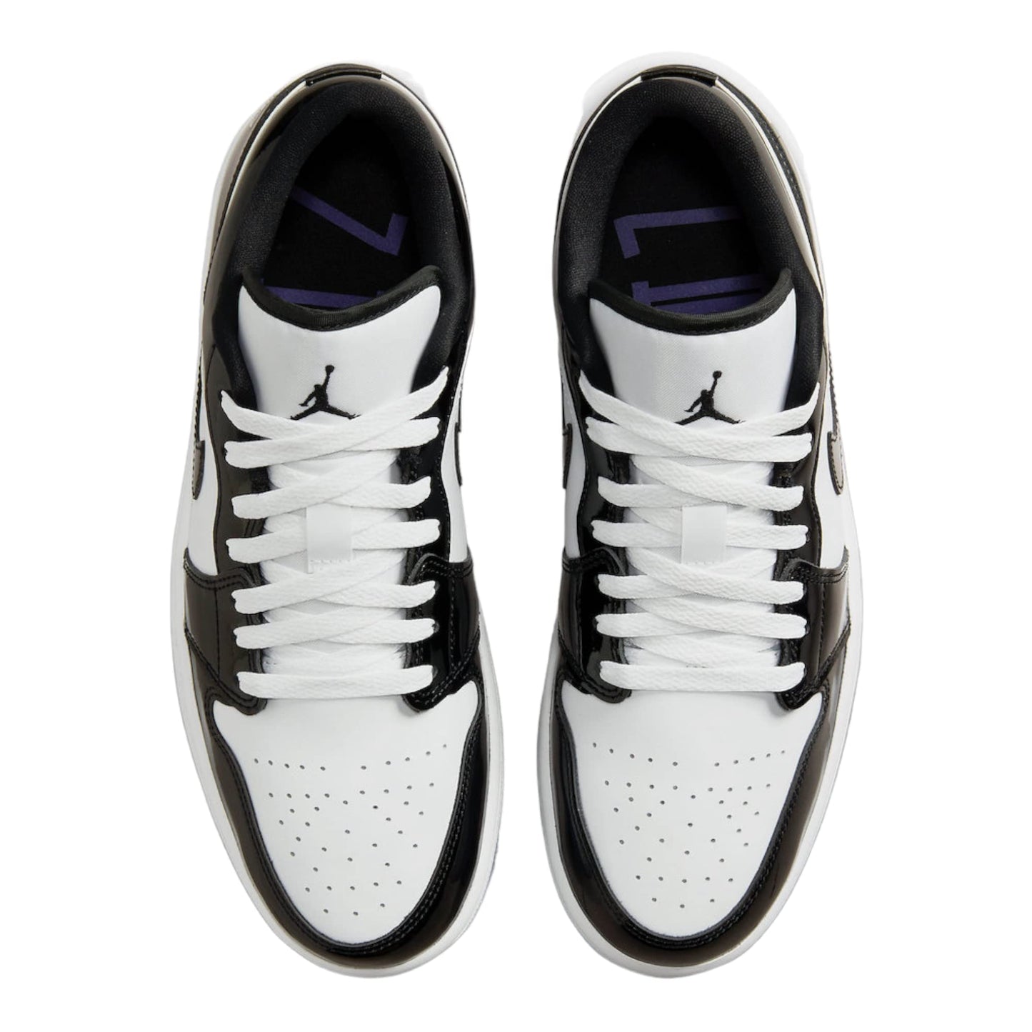 Jordan Youth Air 1 Low SE GS DV1333 100 Concord - Size 7Y White/Black, 7 Big Kid