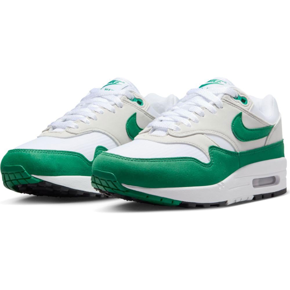 Nike Air Max 1 Women's Shoes (DZ2628-003, Neutral Grey/White/Black/Malachite)