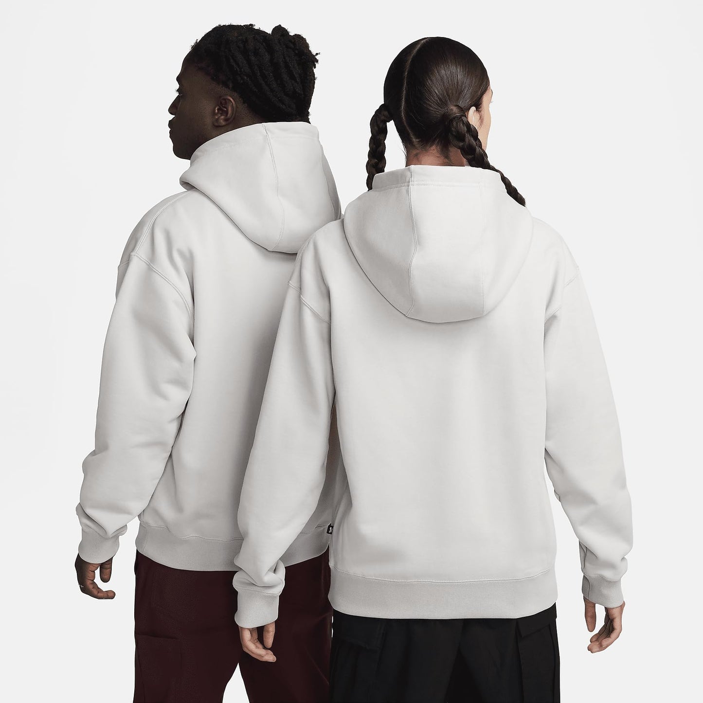 Nike SB Fleece Pullover Skate Hoodie (FN2502-003, Light Iron Ore/Coconut Milk)