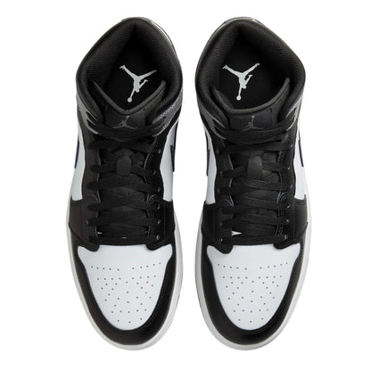 Air Jordan 1 Mid Men's Shoes (DQ8426-001, Black/White/Iron Grey)