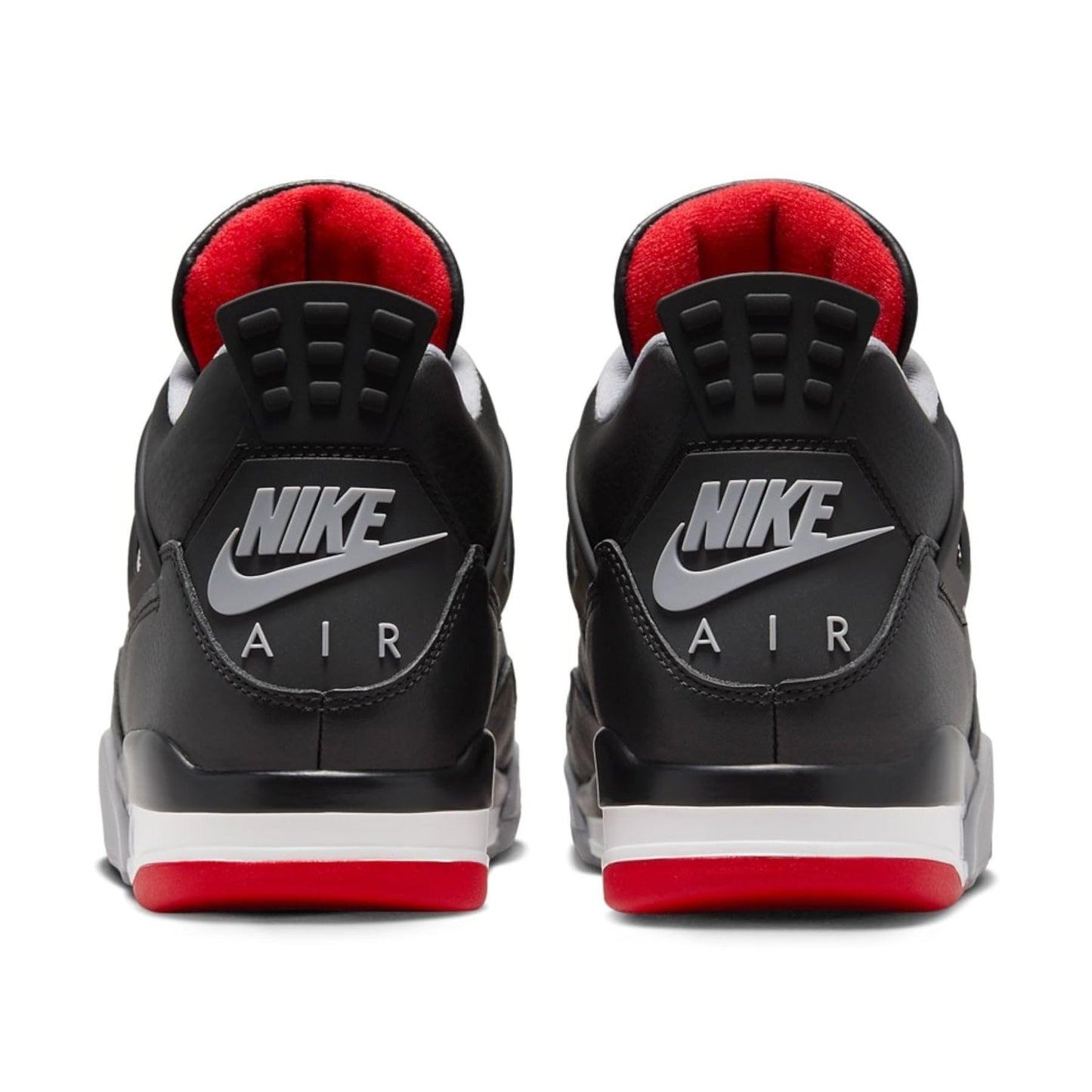 Nike Boys' Jordan 4 Retro Shoes Black/Fire Red-cement Grey