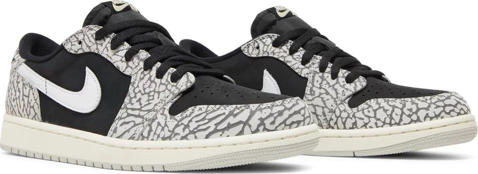 Men's Jordan 1 Retro Low OG Black Cement Blk//Grey/Wht (CZ0790 001)
