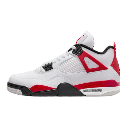 Nike Men's Air Jordan 4 Retro Sneaker White/Fire Red-black Cement