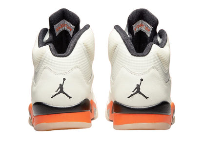 Nike Air Jordan 5 Retro Se Mens Basketball Trainers Sneakers Shoes White/Orange