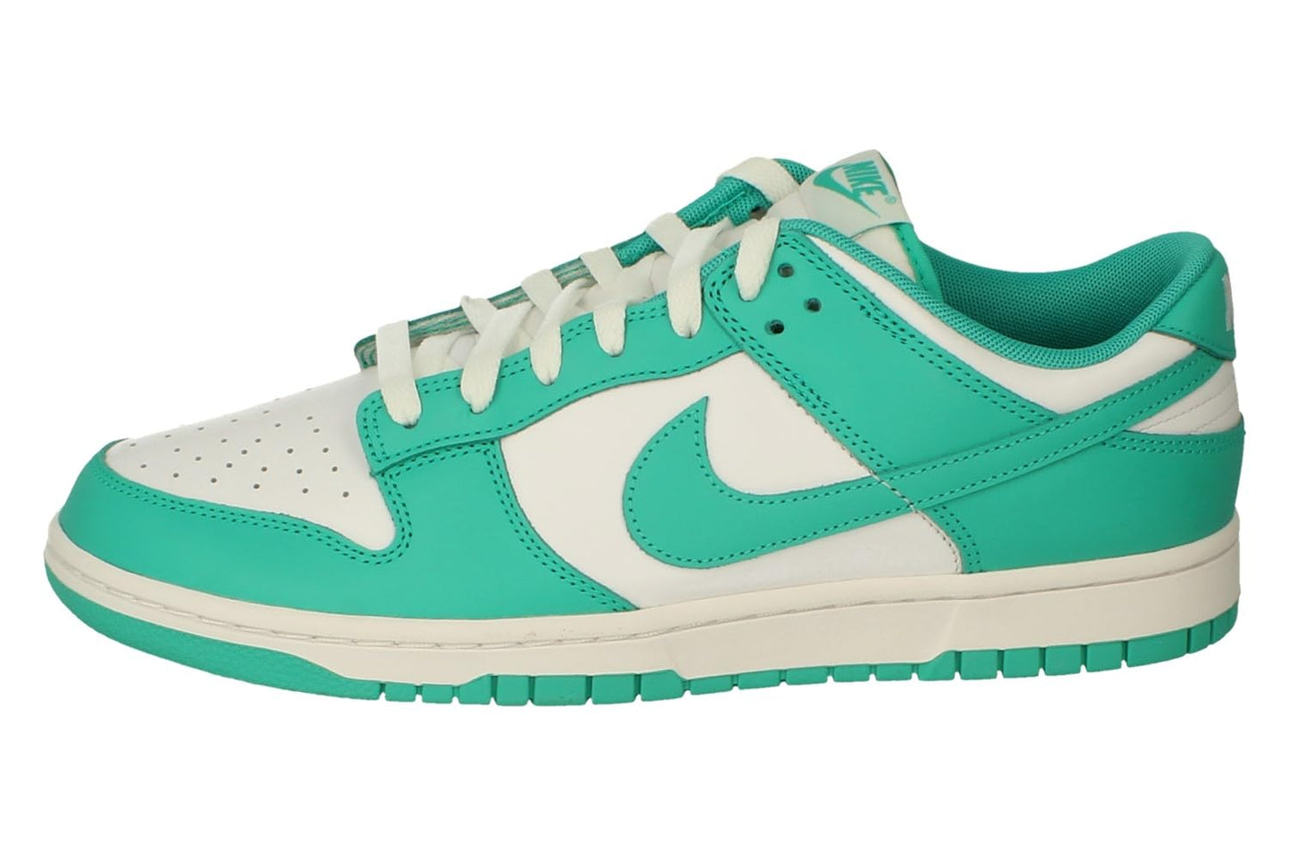 Nike Mens Dunk Low Retro White Turquoise