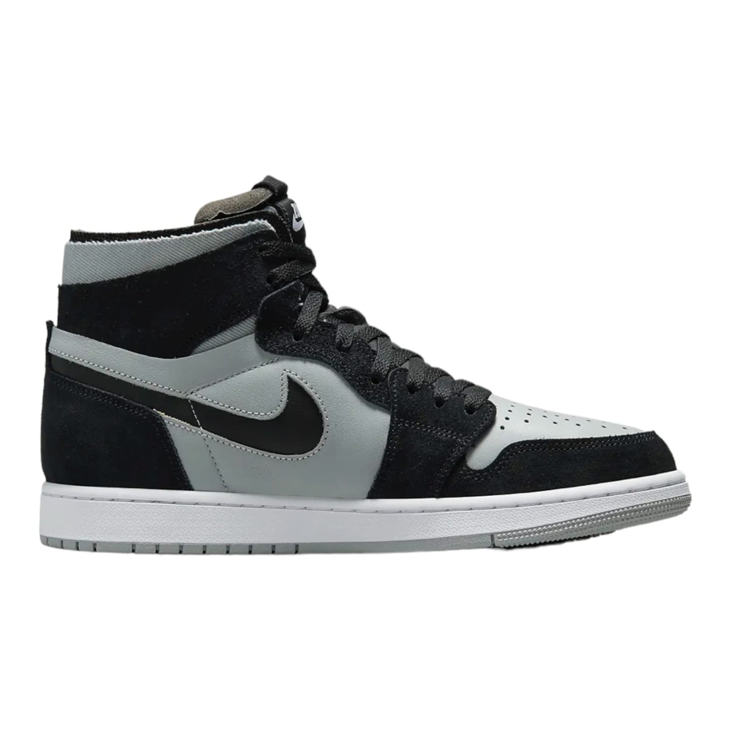 Nike Men's Air Jordan 1 Zoom CMFT 2 Sneaker Black/White-lt Smoke Grey