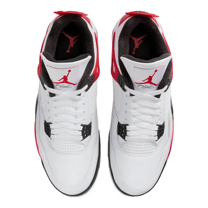 Nike Men's Air Jordan 4 Retro Sneaker White/Fire Red-black Cement