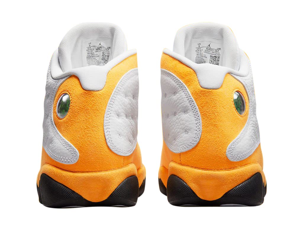 Nike Men's Air Jordan 13 Shoes White/University Red-del Sol