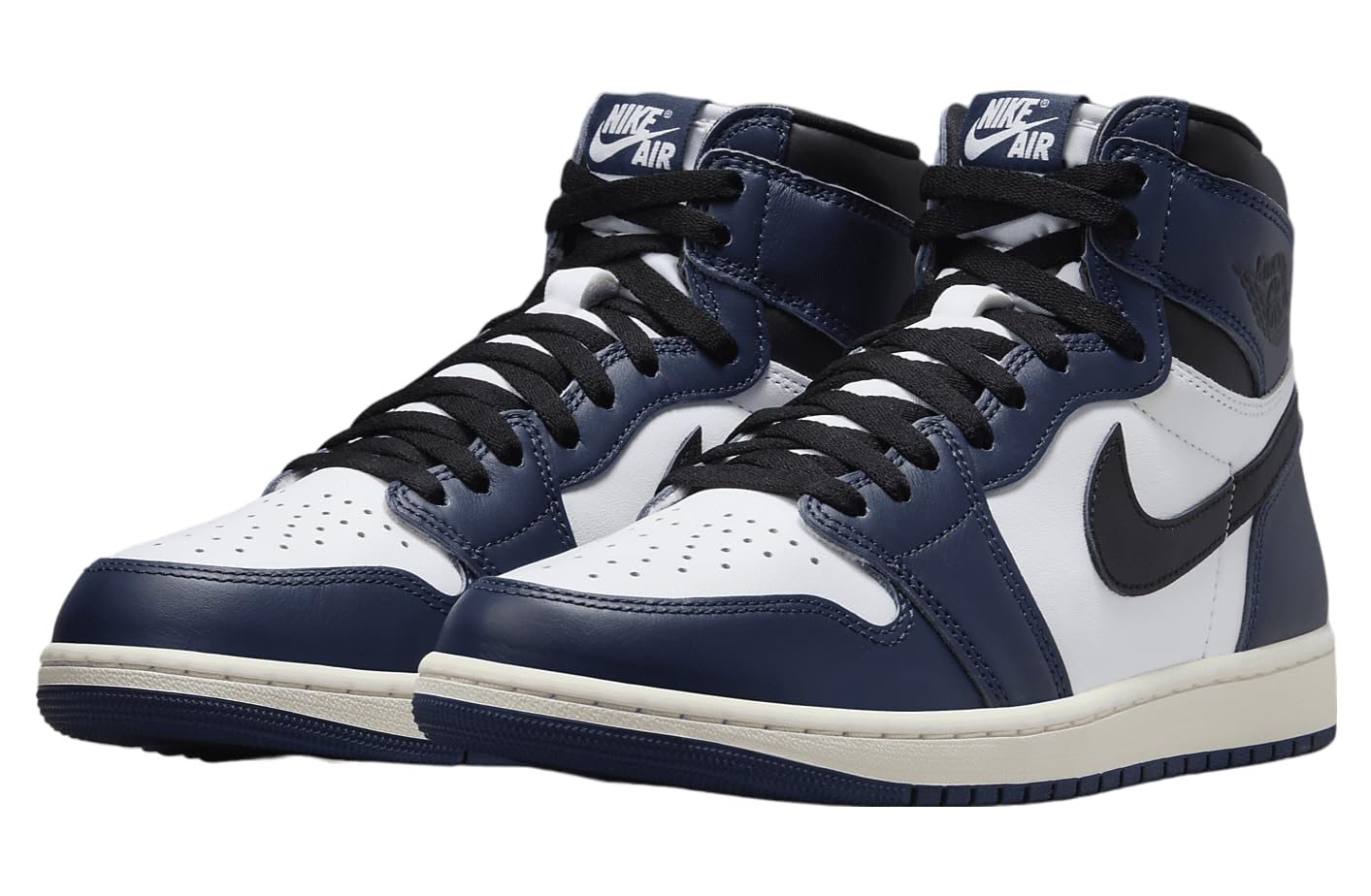 AIR JORDAN 1 Retro High OG Men's Shoes Midnight Navy/White/Sail/Black