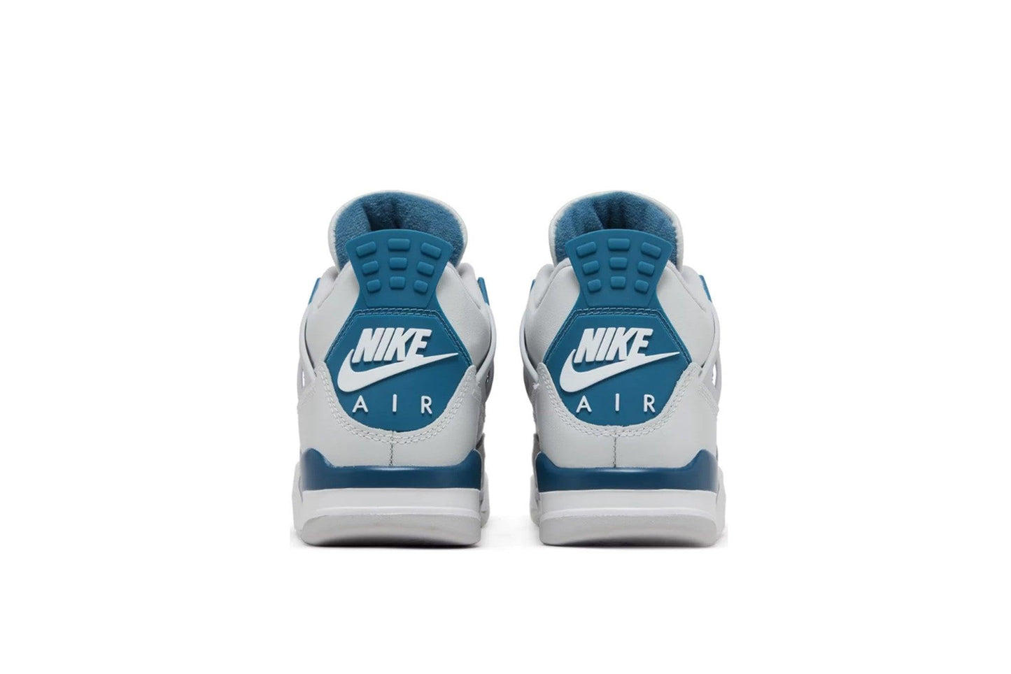 Nike Jordan 4 Retro Mens Shoes Off White/Military Blue-neutral Grey