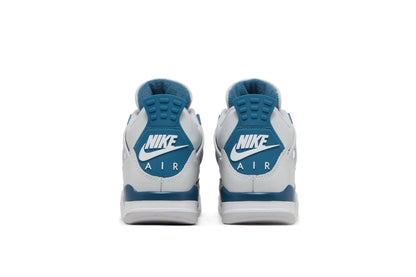 Nike Jordan 4 Retro Mens Shoes Off White/Military Blue-neutral Grey