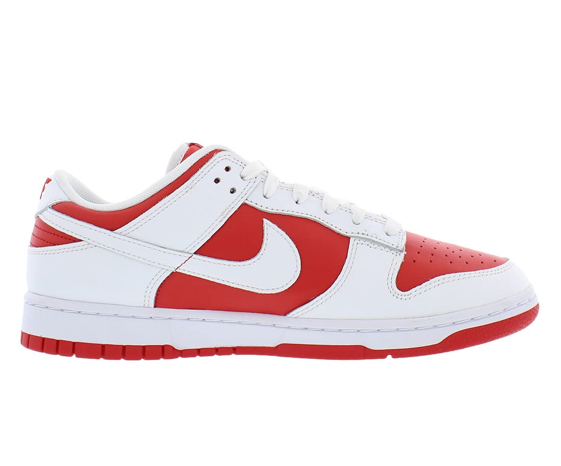 Nike Men's Dunk Low Sneaker Championship Red/White