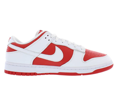Nike Men's Dunk Low Sneaker Championship Red/White