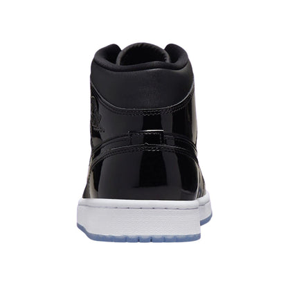 Nike Men's Air Jordan 1 Mid SE Sneaker Black/Dark Concord-white