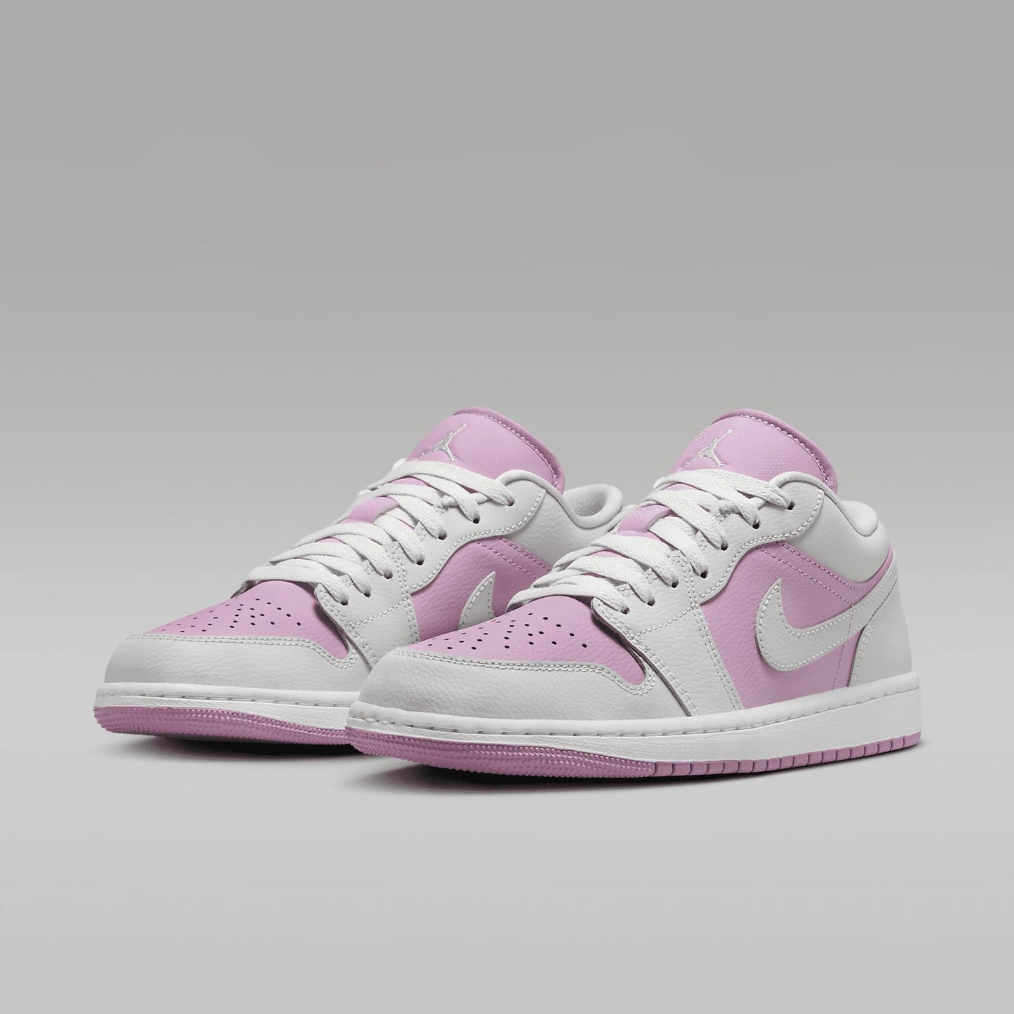 Air Jordan 1 Low Women's Shoes (DC0774-510, Orchid/White/Neutral Grey) Size 11.5