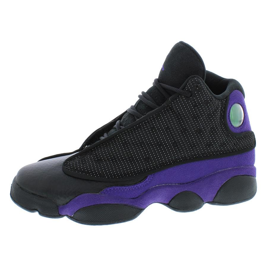 Jordan Girl's Air Jordan 13 Retro Black/Court Purple/White