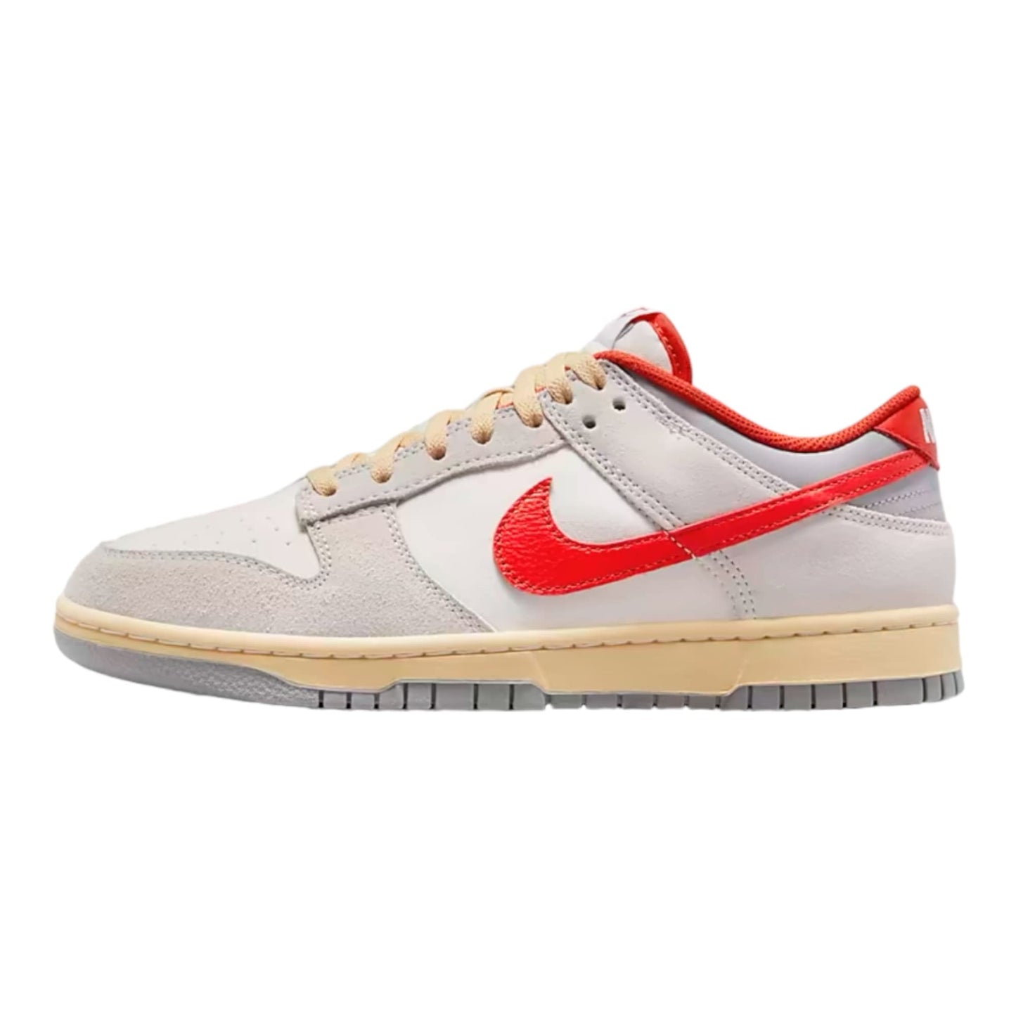 Nike Men's Dunk Low Retro Sneaker Sail/Picante Red/Photon Dust