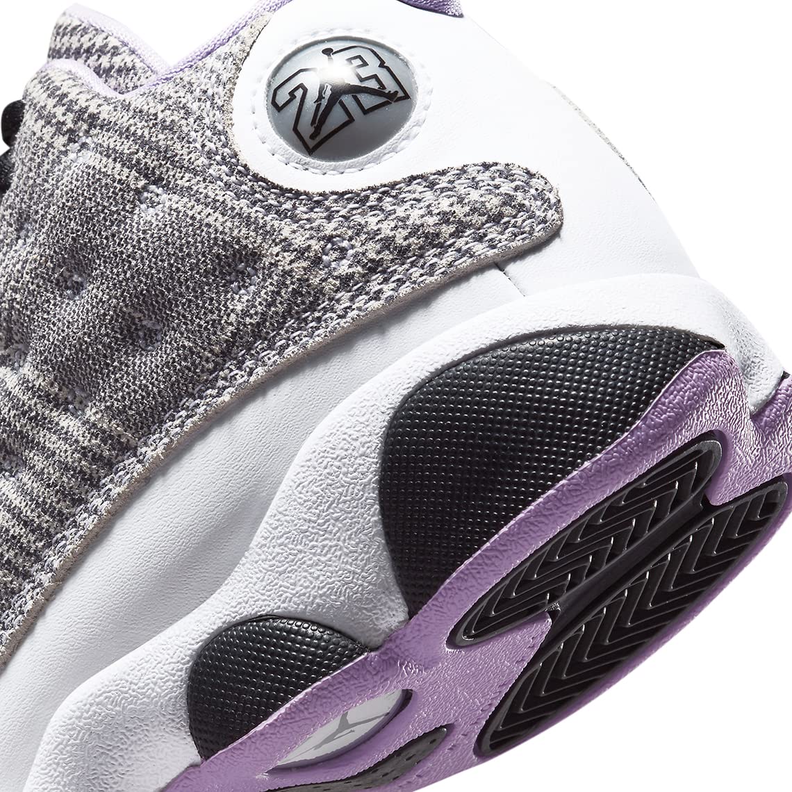 Jordan Girl's Air Jordan 13 Retro Black/Court Purple/White