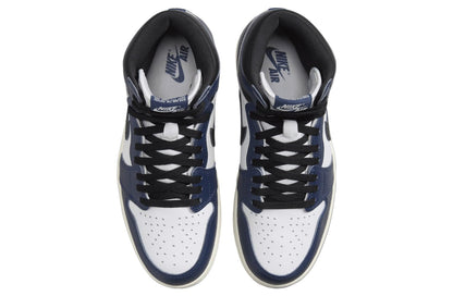 AIR JORDAN 1 Retro High OG Men's Shoes Midnight Navy/White/Sail/Black