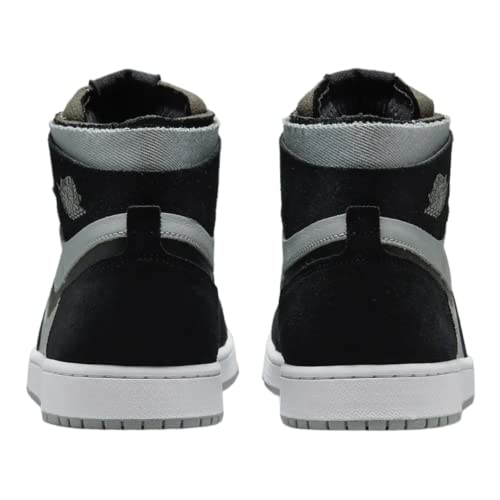 Nike Men's Air Jordan 1 Zoom CMFT 2 Sneaker Black/White-lt Smoke Grey