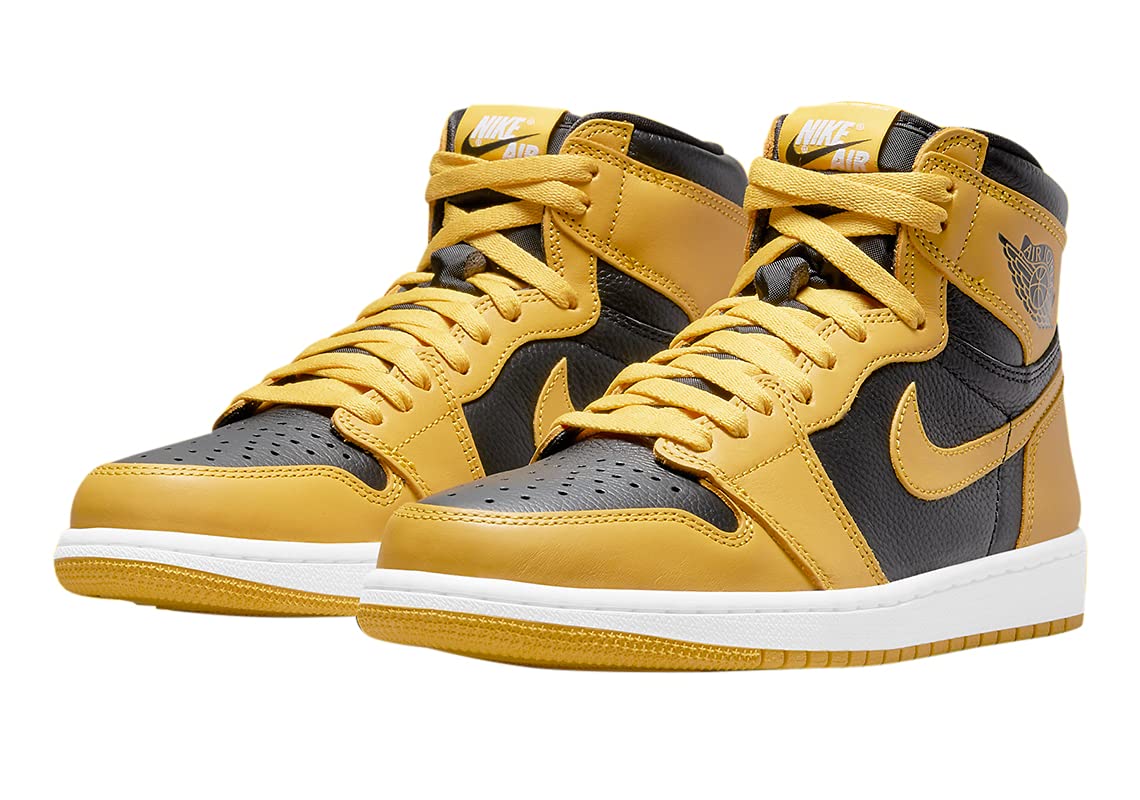 Nike Men's Air Jordan 1 Retro High OG Sneaker Yellow Black