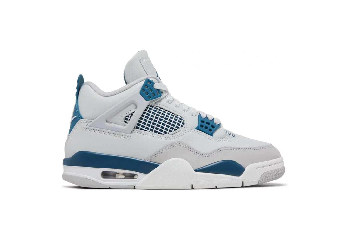 Nike Jordan 4 Retro Mens Shoes Off White/Military Blue